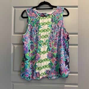 Lilly Pulitzer Colorful Floral Tank Top